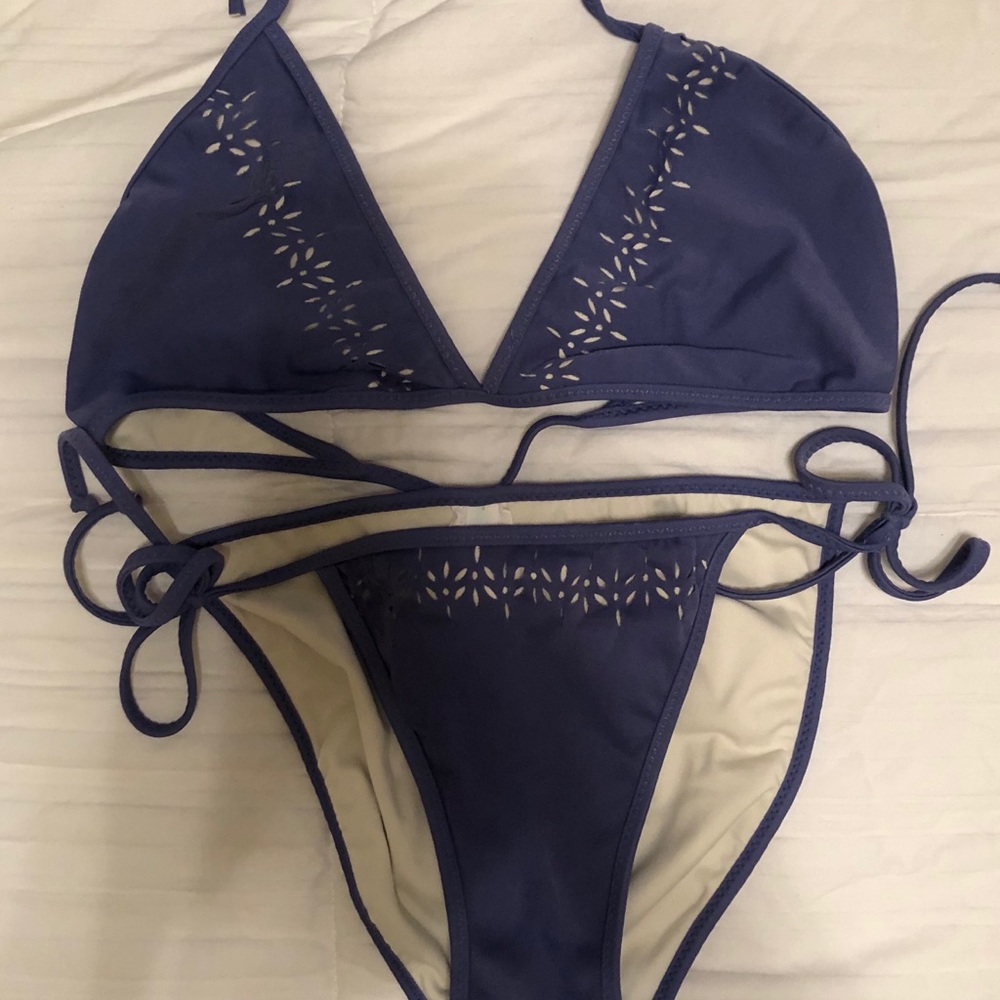 J. Crew purple bikini